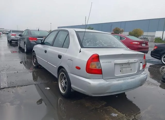 KMHCG45C72U284172 2002 2002 Hyundai Accent- GL 3