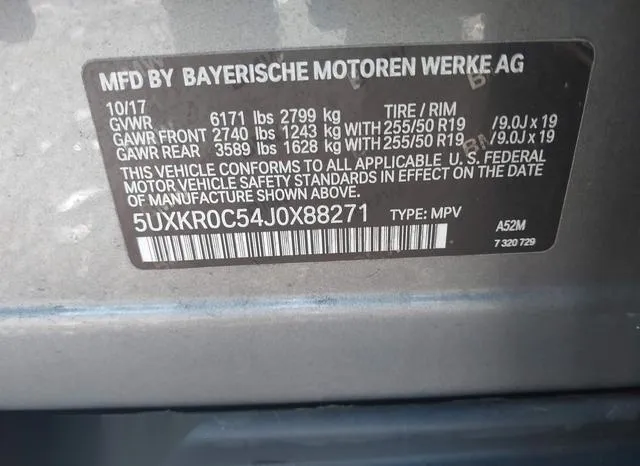 5UXKR0C54J0X88271 2018 2018 BMW X5- Xdrive35I 9