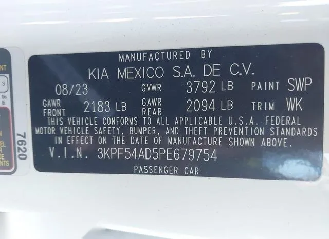 3KPF54AD5PE679754 2023 2023 KIA Forte- Gt-Line 9