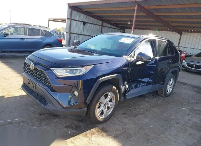 4T3RWRFV5MU019187 2021 2021 Toyota RAV4- Hybrid Xle 2