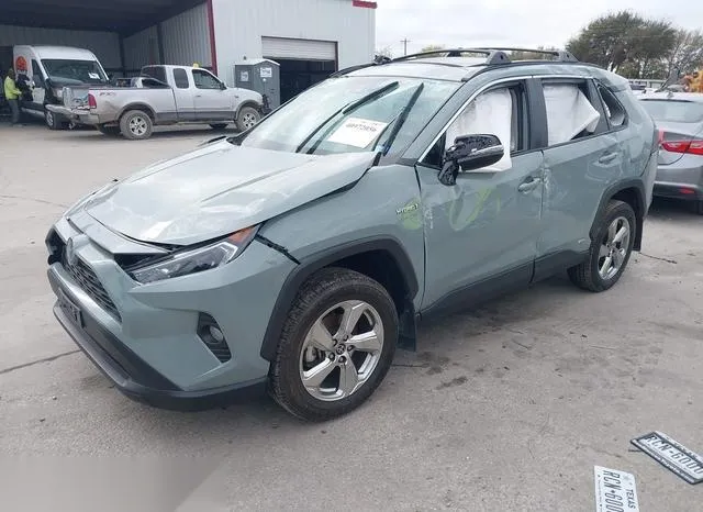 4T3B6RFV9MU057362 2021 2021 Toyota RAV4- Hybrid Xle Premium 2