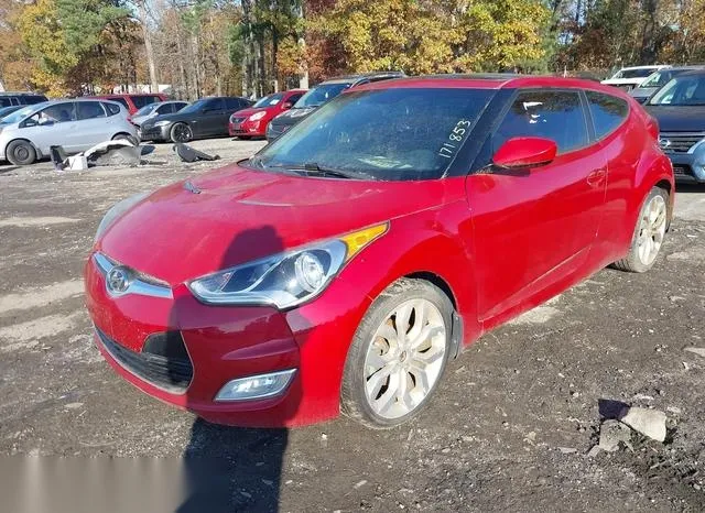 KMHTC6AD2DU171853 2013 2013 Hyundai Veloster 2