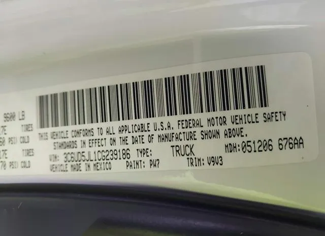 3C6UD5JL1CG239186 2012 2012 RAM 2500- Slt 9