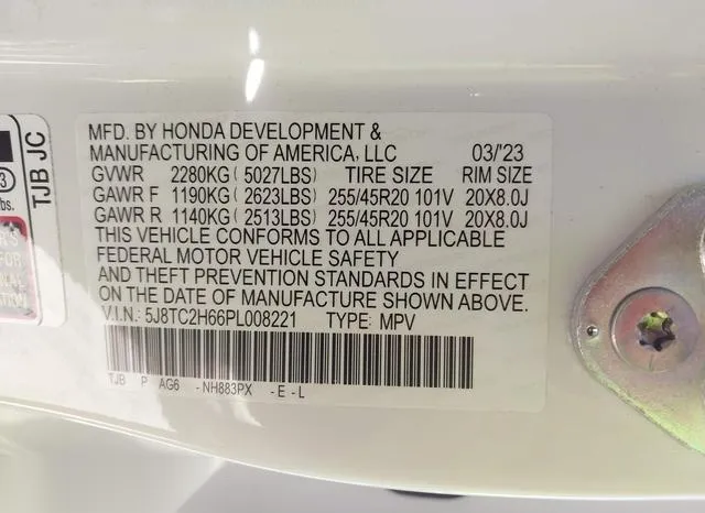 5J8TC2H66PL008221 2023 2023 Acura RDX- A-Spec Package 9