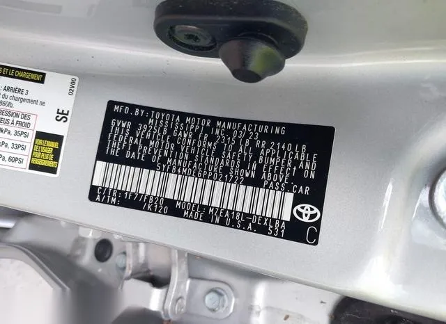 5YFB4MDE6PP021722 2023 2023 Toyota Corolla- LE 9