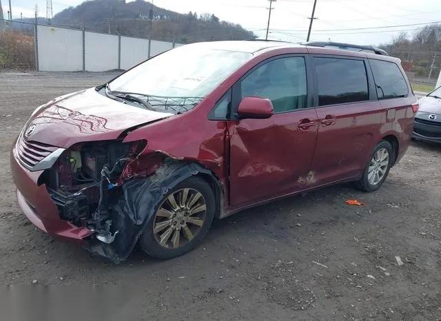 5TDJK3DC0FS097288 2015 2015 Toyota Sienna- Le 7 Passenger 2