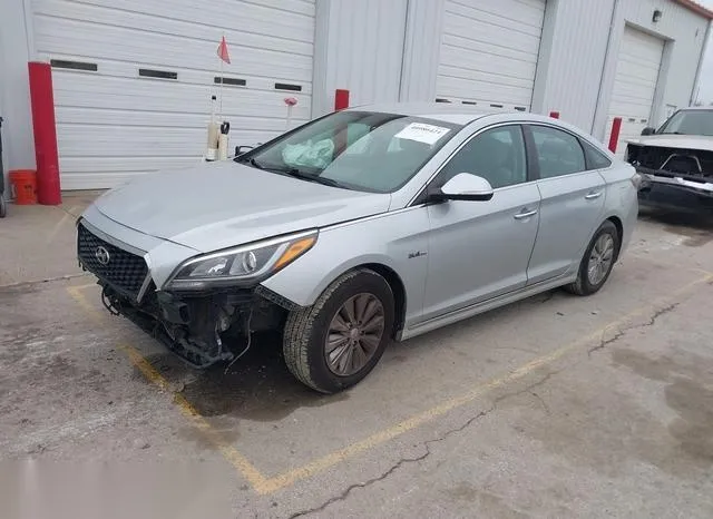 KMHE24L36HA061402 2017 2017 Hyundai Sonata- Hybrid SE 2