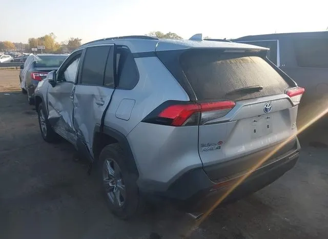 4T3RWRFVXNU075319 2022 2022 Toyota RAV4- Hybrid Xle 3