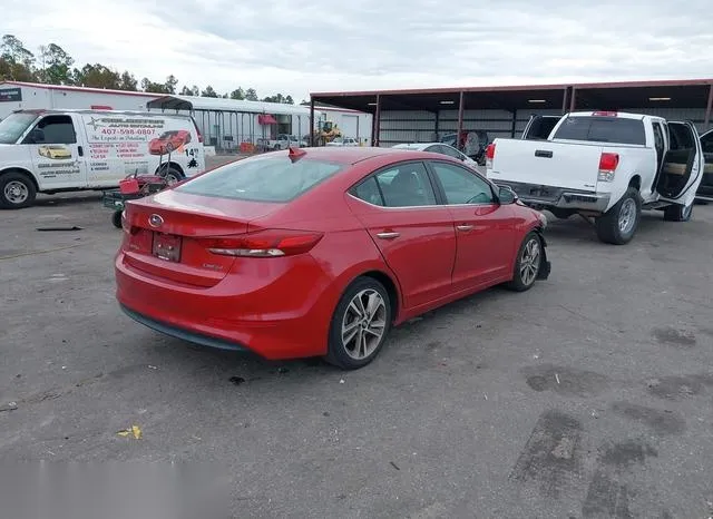 5NPD84LF0HH000564 2017 2017 Hyundai Elantra- Limited 4