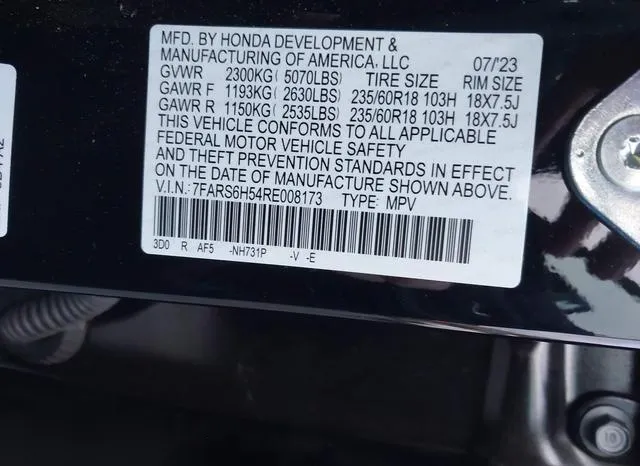 7FARS6H54RE008173 2024 2024 Honda CR-V- Hybrid Sport 9