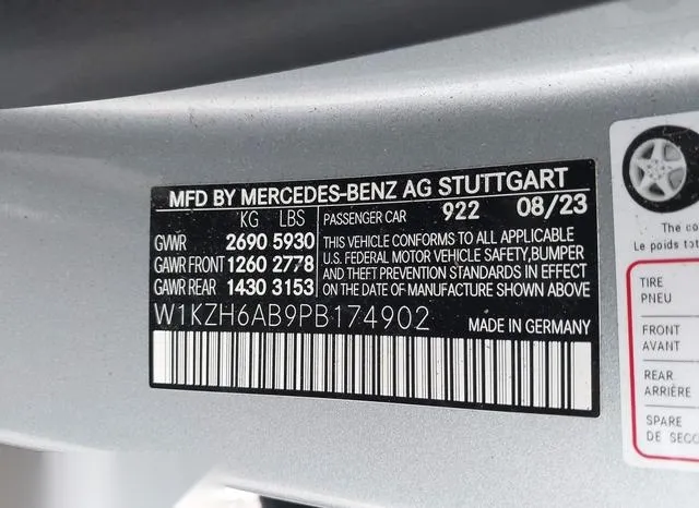 W1KZH6AB9PB174902 2023 2023 Mercedes-Benz E-Class- E450 4Matic 9