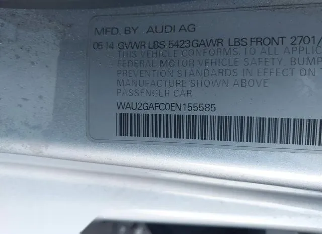 WAU2GAFC0EN155585 2014 2014 Audi A7- 3-0T Premium Plus 9