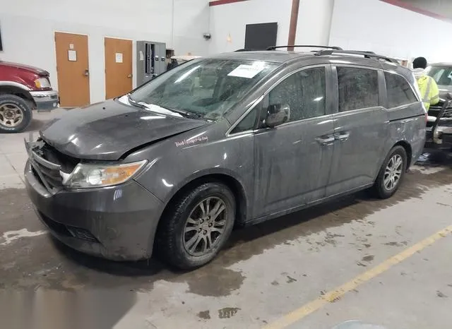 5FNRL5H66DB033192 2013 2013 Honda Odyssey- Ex-L 2