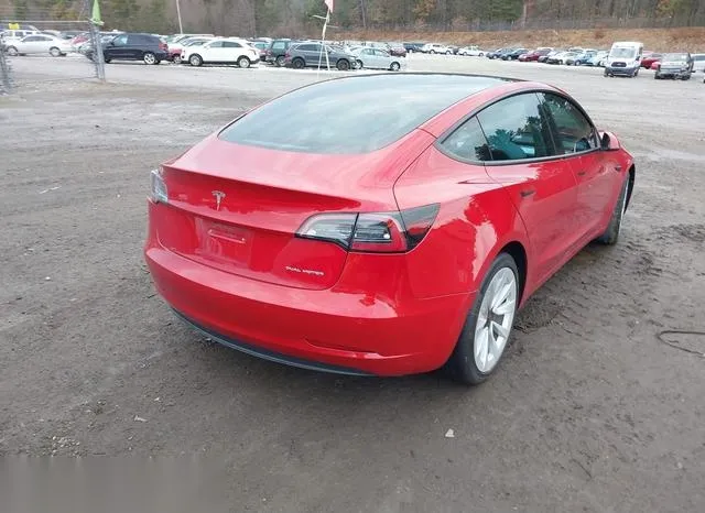 5YJ3E1EBXNF270280 2022 2022 Tesla Model 3- Long Range Dual 4