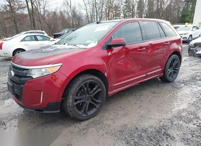 2FMDK4AK6EBA44296 2014 2014 Ford Edge- Sport 2