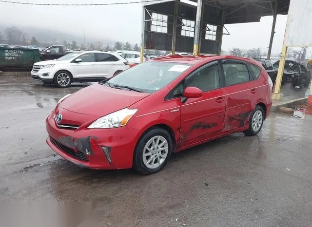 JTDZN3EU6EJ010670 2014 2014 Toyota Prius- V Three 2