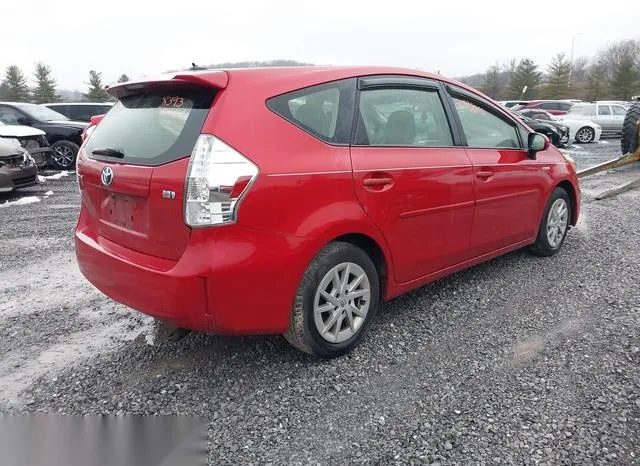 JTDZN3EU6EJ010670 2014 2014 Toyota Prius- V Three 4