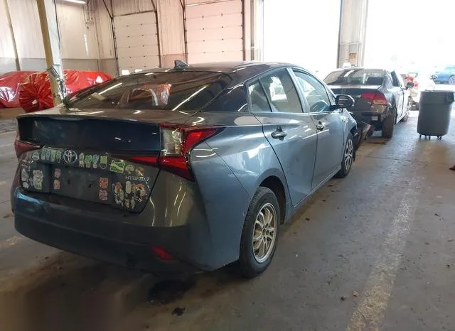 JTDL9RFU7K3012956 2019 2019 Toyota Prius- LE 4