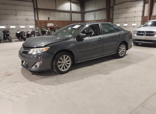 4T1BD1FK1CU049406 2012 2012 Toyota Camry- Hybrid Xle 2