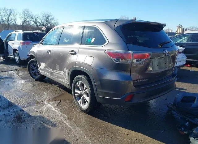 5TDKKRFH4FS105117 2015 2015 Toyota Highlander- Xle V6 3