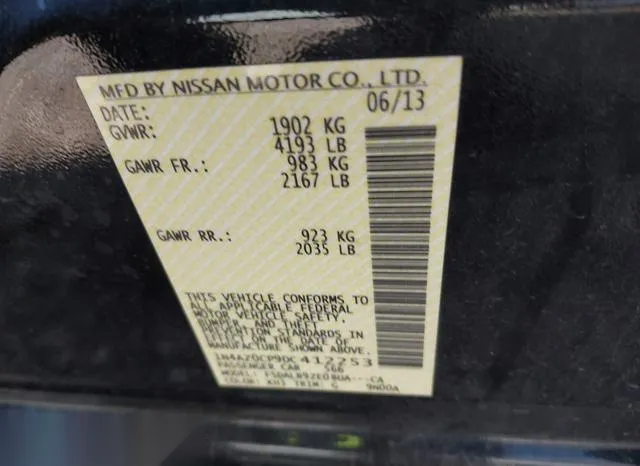 1N4AZ0CP9DC412253 2013 2013 Nissan Leaf- S 9