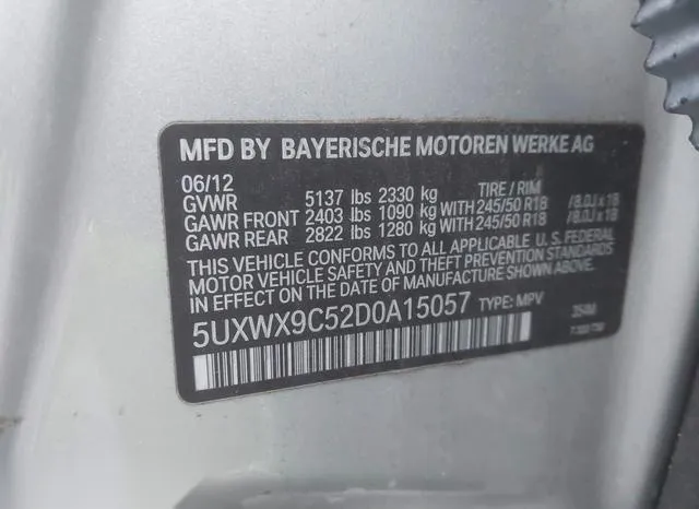 5UXWX9C52D0A15057 2013 2013 BMW X3- Xdrive28I 9