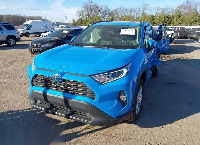 JTMRWRFV5KD020186 2019 2019 Toyota RAV4- Hybrid Xle 2