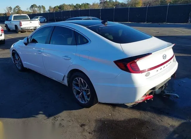 KMHL14JA2MA151796 2021 2021 Hyundai Sonata- Sel 3