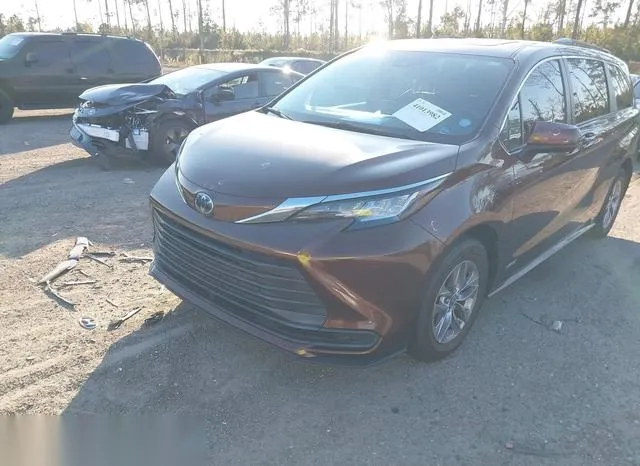 5TDBRKEC6MS007261 2021 2021 Toyota Sienna- LE 2