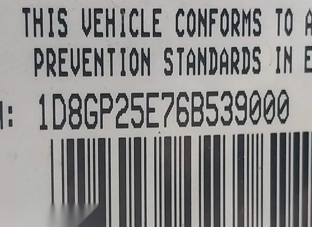 1D8GP25E76B539000 2006 2006 Dodge Caravan- SE 9