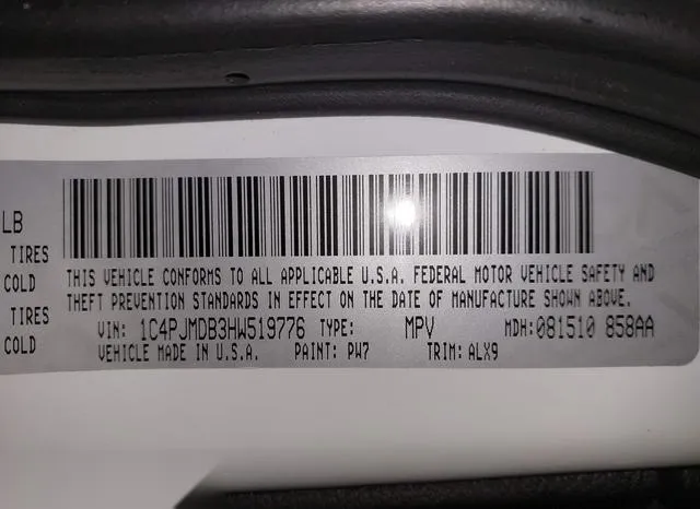 1C4PJMDB3HW519776 2017 2017 Jeep Cherokee- Limited 4X4 9