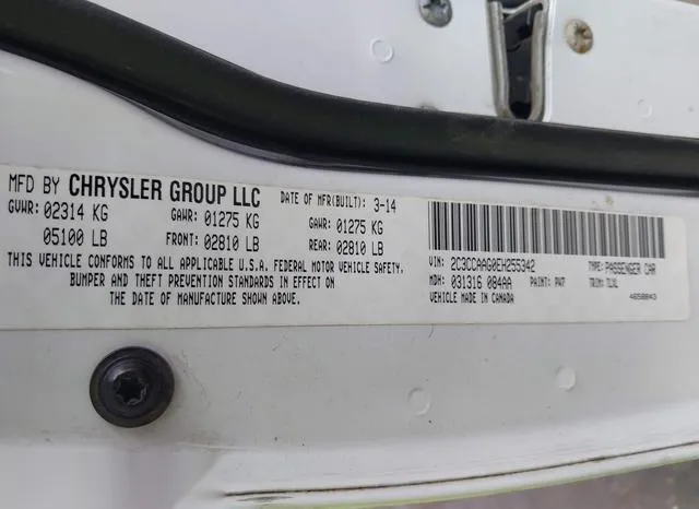 2C3CCAAG0EH255342 2014 2014 Chrysler 300 9