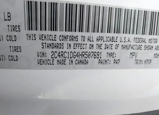 2C4RC1DG4HR507691 2017 2017 Chrysler Pacifica- Touring 9