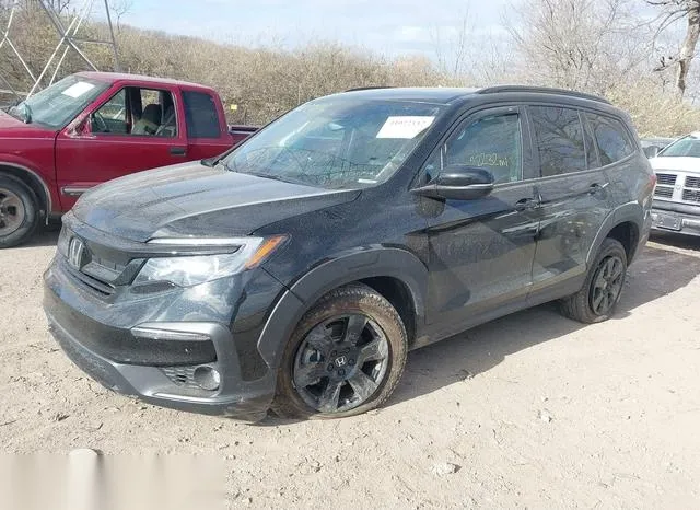 5FNYF6H81NB098138 2022 2022 Honda Pilot- Awd Trailsport 2