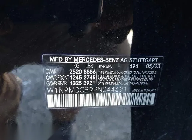 W1N9M0CB9PN044691 2023 2023 Mercedes-Benz Eqb 250 Suv 9