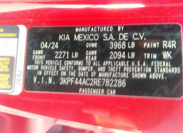 3KPF44AC2RE782286 2024 2024 KIA Forte- GT 9