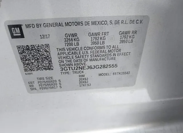 3GTU2NEJ6JG282555 2018 2018 GMC Sierra- 1500 Slt 9