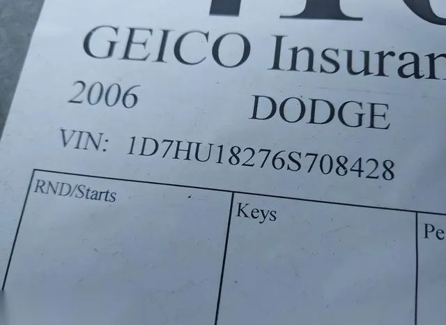 1D7HU18276S708428 2006 2006 Dodge RAM 1500- Slt/Trx4 Off Ro 9