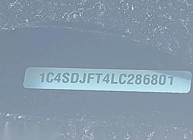 1C4SDJFT4LC286801 2020 2020 Dodge Durango- Pursuit 9