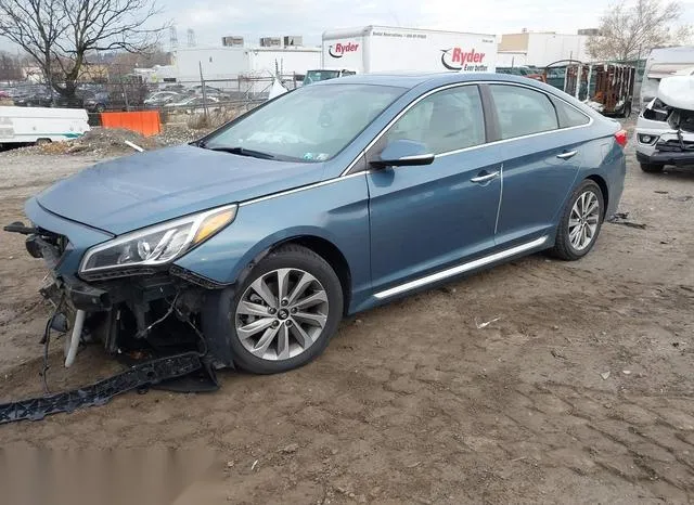 5NPE34AF5HH554463 2017 2017 Hyundai Sonata- Sport 2