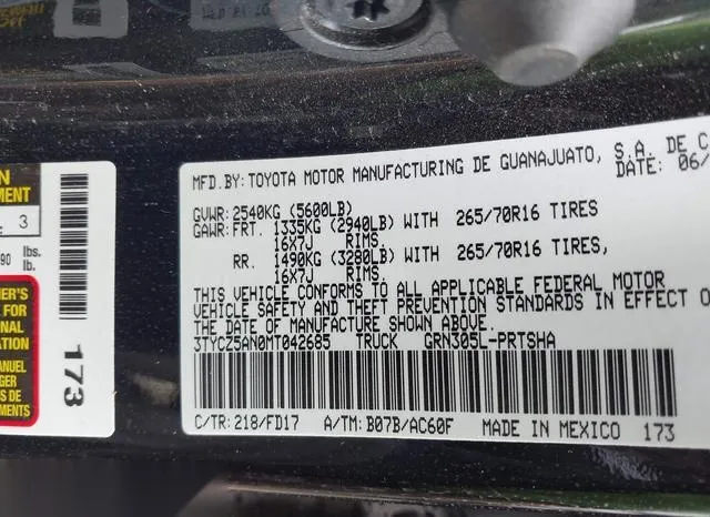 3TYCZ5AN0MT042685 2021 2021 Toyota Tacoma- Trd Off-Road 9