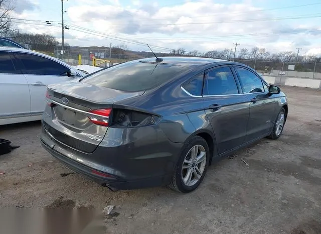 3FA6P0LU9JR156033 2018 2018 Ford Fusion- Hybrid SE 4