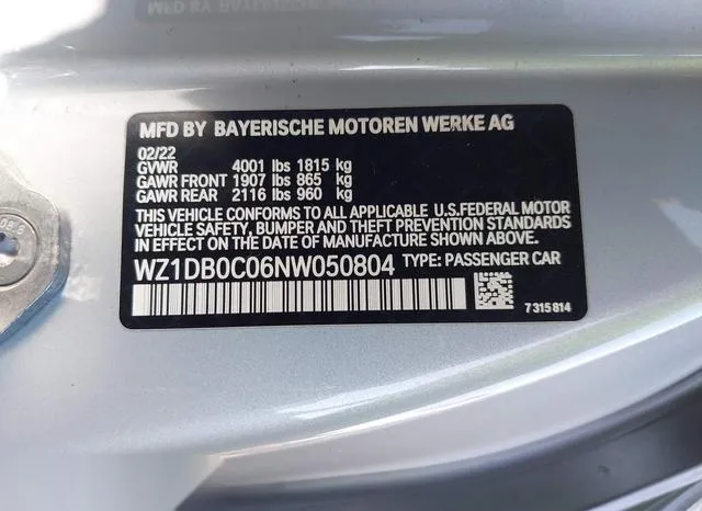 WZ1DB0C06NW050804 2022 2022 Toyota Gr Supra- 3-0 Premium 9