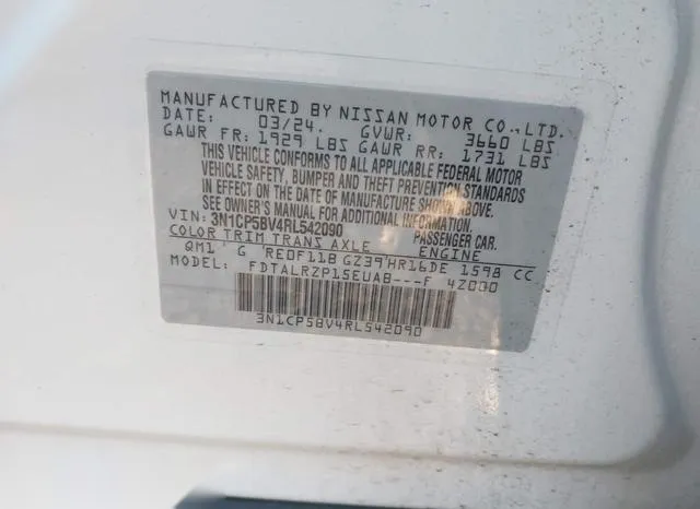 3N1CP5BV4RL542090 2024 2024 Nissan Kicks- S Xtronic Cvt 9