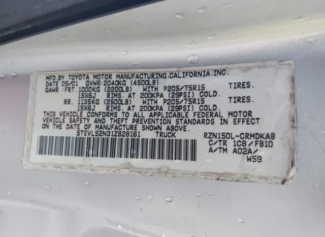 5TEVL52N31Z828161 2001 2001 Toyota Tacoma- Xtracab 9