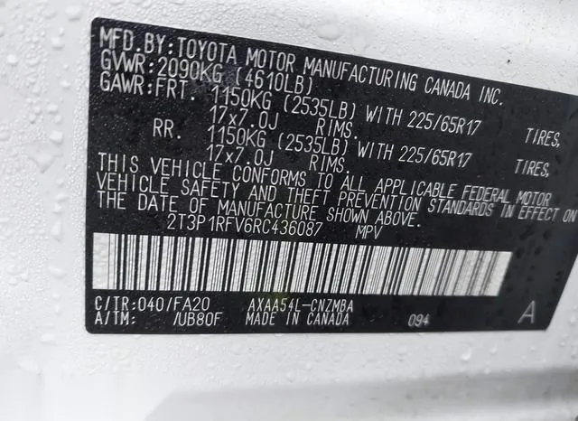 2T3P1RFV6RC436087 2024 2024 Toyota RAV4- Xle 9