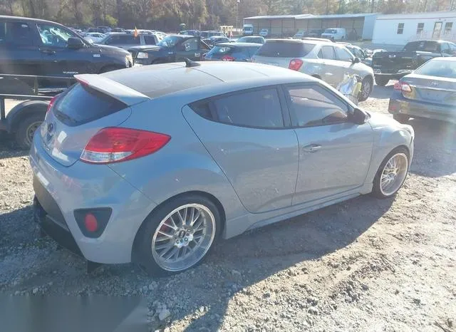 KMHTC6AE2DU180271 2013 2013 Hyundai Veloster- Turbo W/Black 4