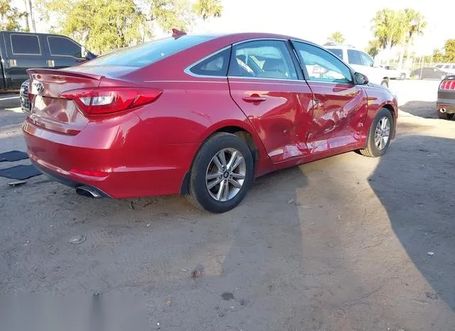 5NPE24AF4HH538127 2017 2017 Hyundai Sonata- SE 4