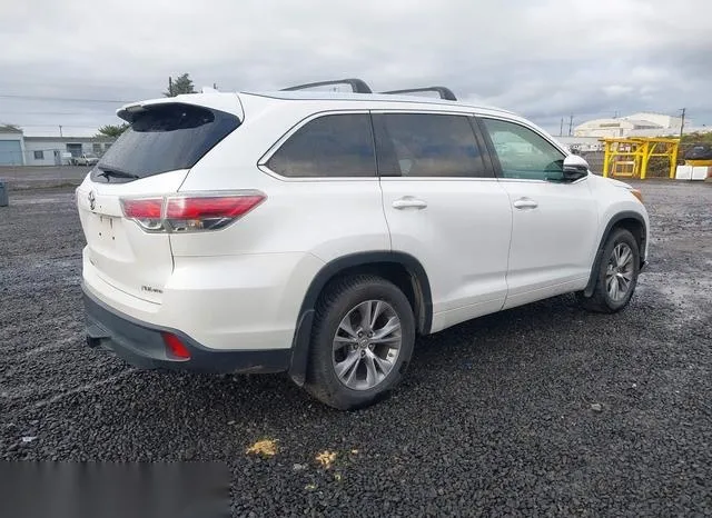 5TDJKRFH1FS159714 2015 2015 Toyota Highlander- Xle V6 4