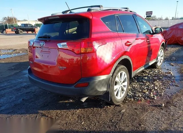 JTMDFREV1ED076593 2014 2014 Toyota RAV4- Limited 4